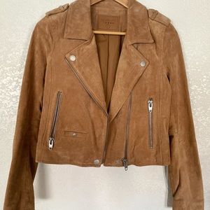 The perfect suede moto jacket!